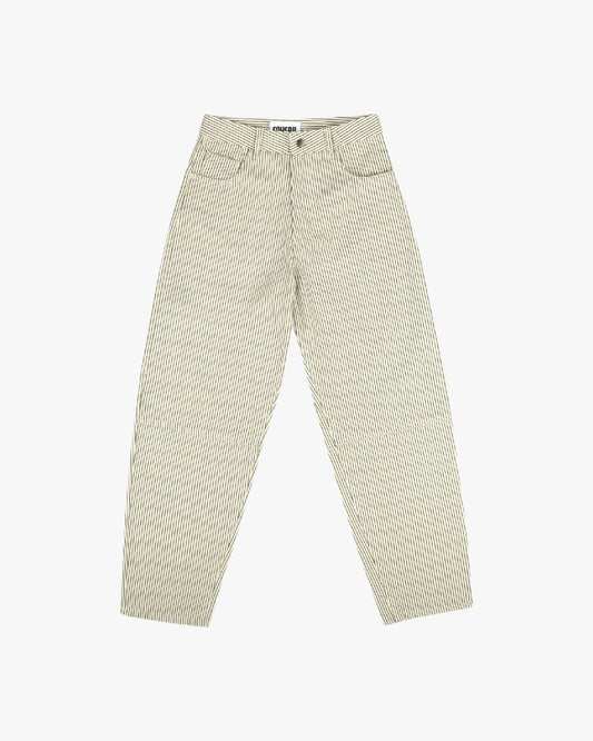 THE BARREL JEANS KHAKI STRIPES