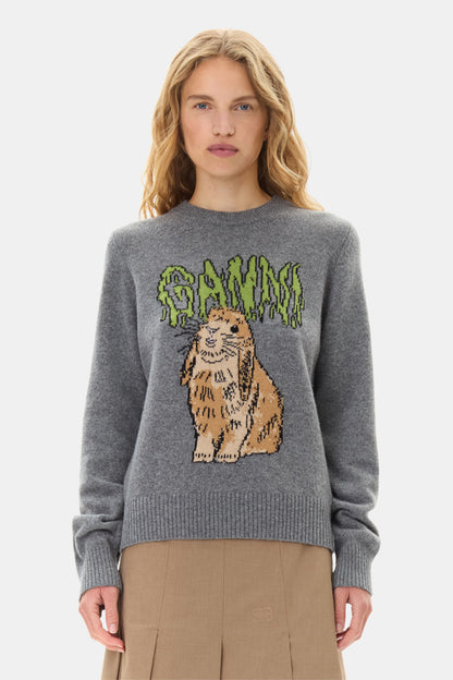 GRAPHIC BUNNY JUMPER