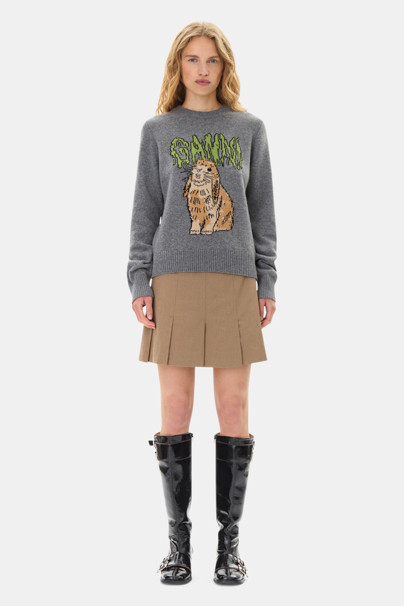 GRAPHIC BUNNY JUMPER