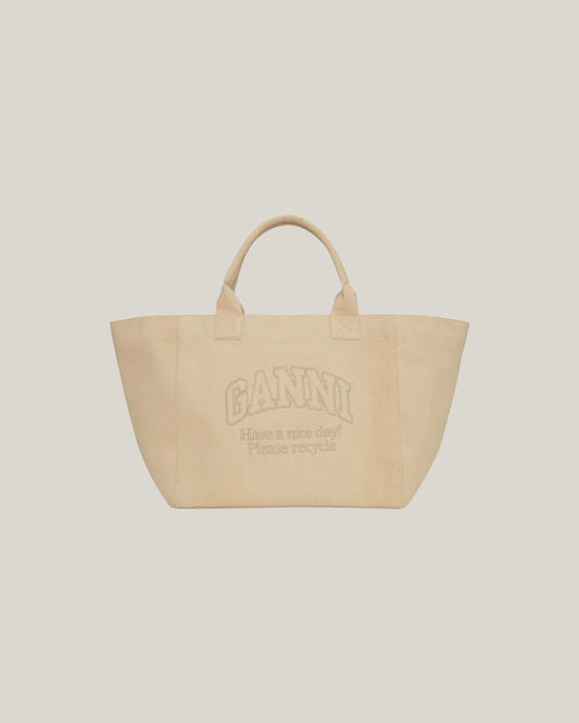 OVERSIZED CANVAS TOTE BAG