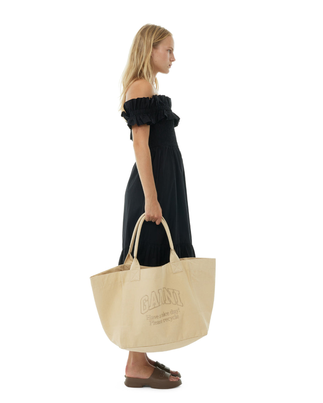 OVERSIZED CANVAS TOTE BAG