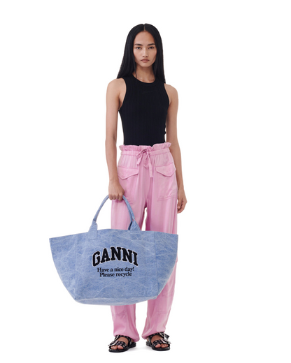 OVERSIZED CANVAS TOTE BAG