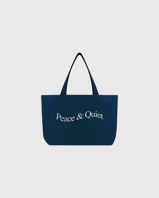 WORDMARK TOTE NAVY