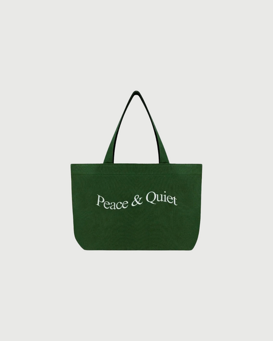 WORDMARK TOTE FOREST