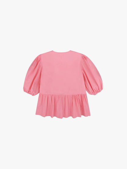 THE PEPLUM TOP PINK LEMONADE