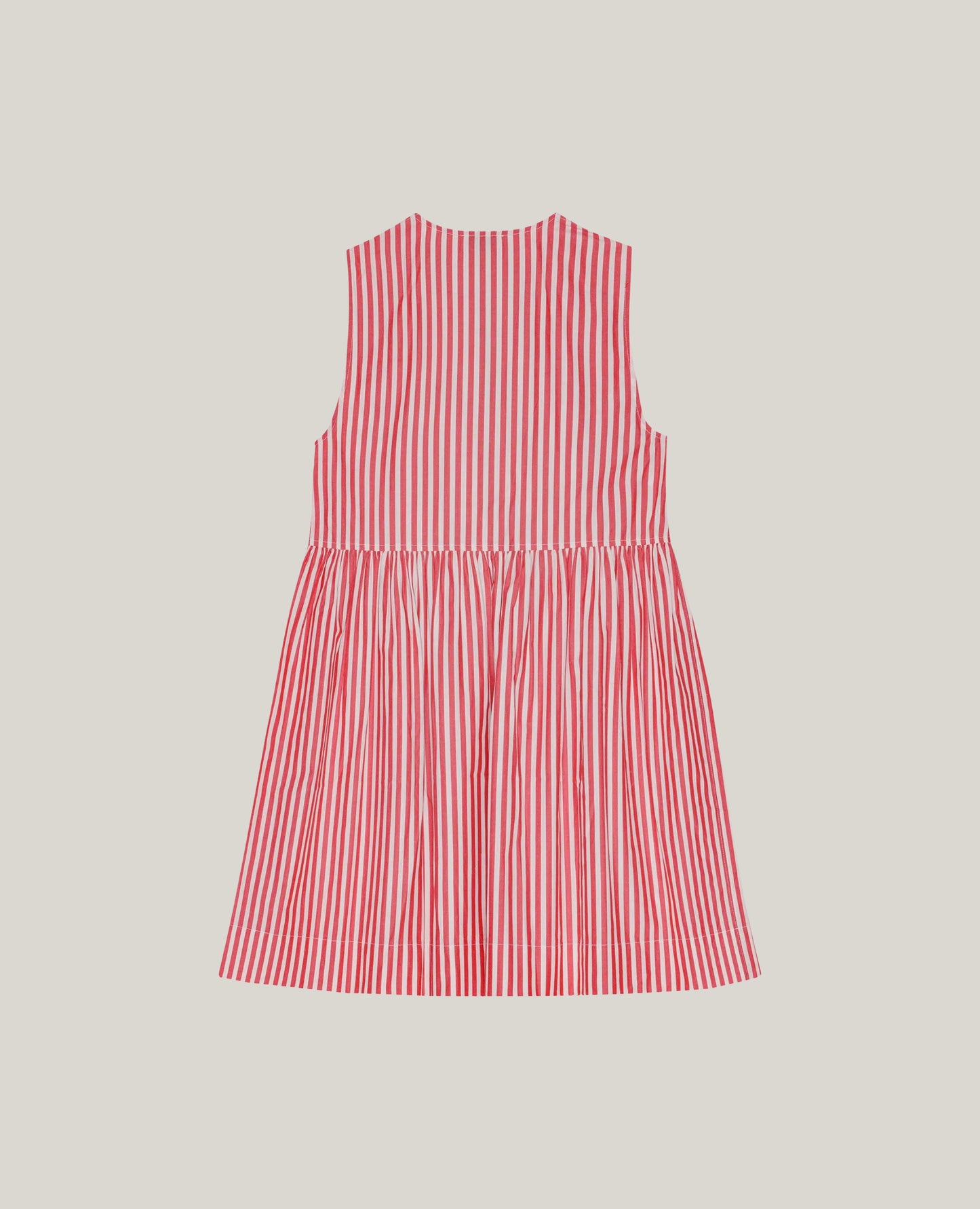 RED STRIPE MINI BOW TIE DRESS