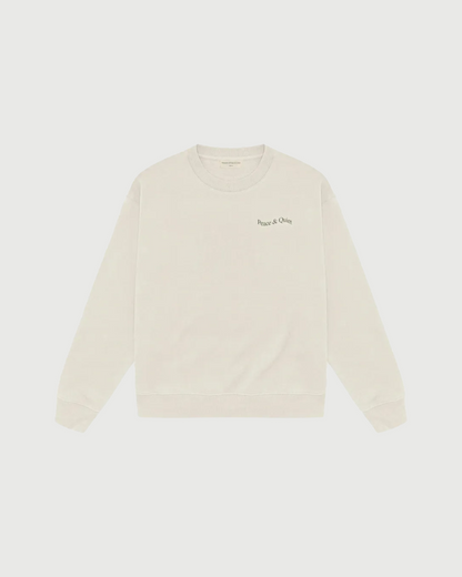 WORDMARK CREWNECK BONE