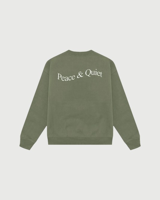 WORDMARK CREWNECK OLIVE