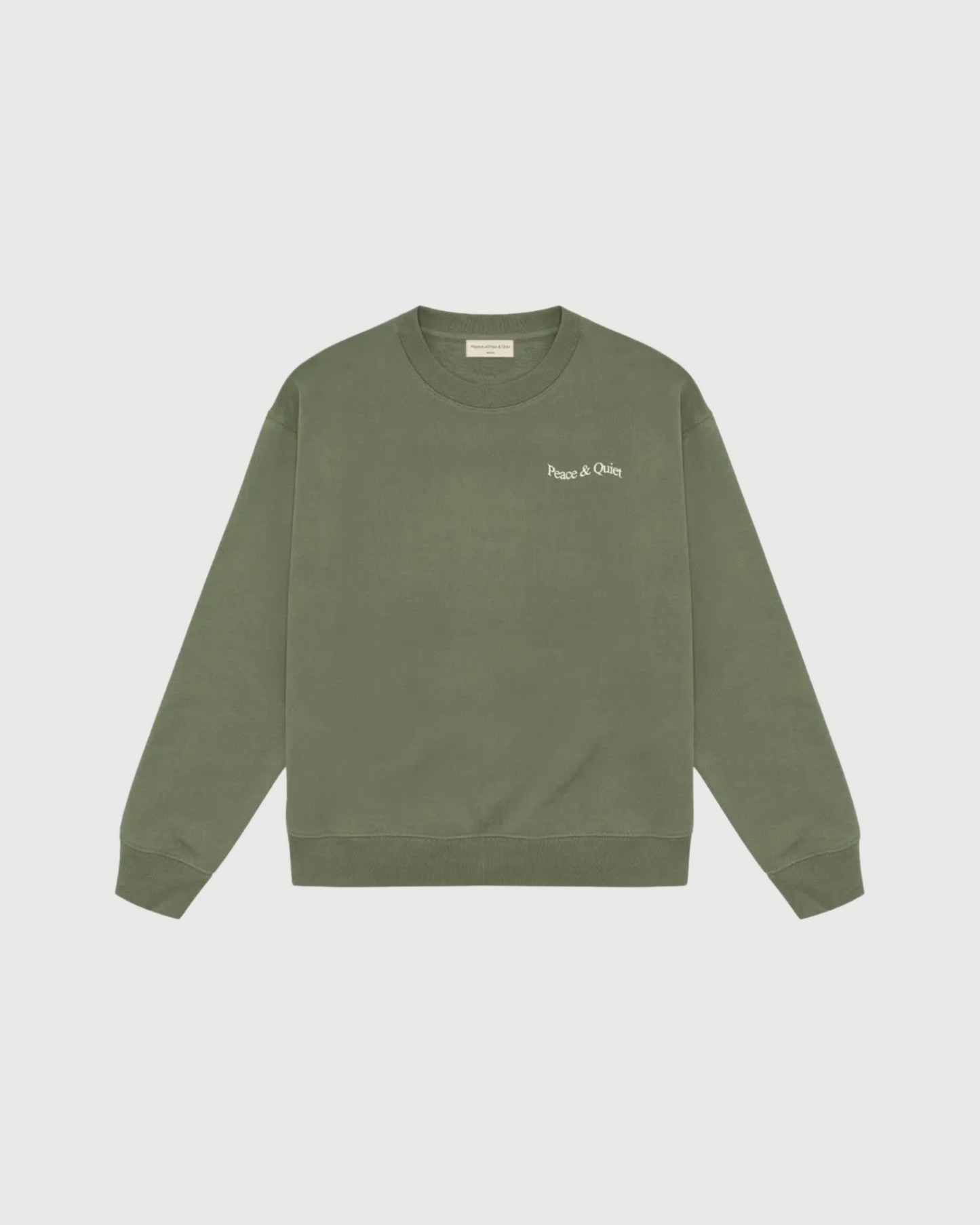 WORDMARK CREWNECK OLIVE