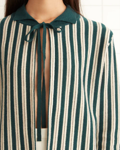 HOGAN STRIPE CARDIGAN