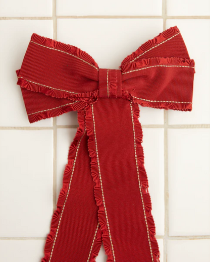 WINNER'S SASH BOW HAIR CLIP