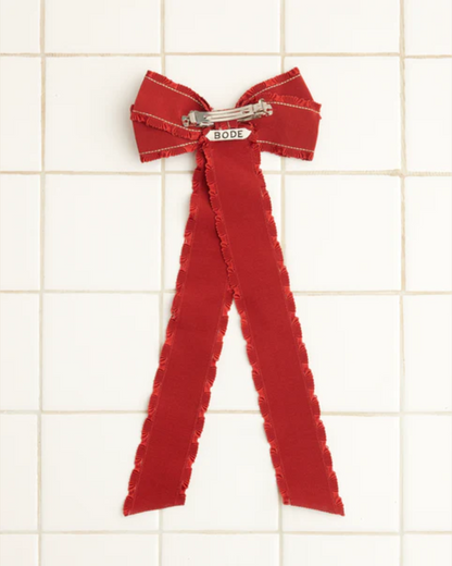 WINNER'S SASH BOW HAIR CLIP