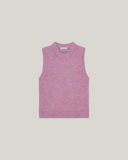 PINK KNIT VEST