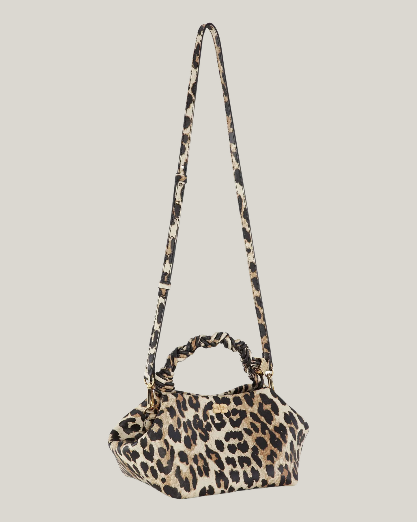 LEOPARD SMALL GANNI BOU BAG