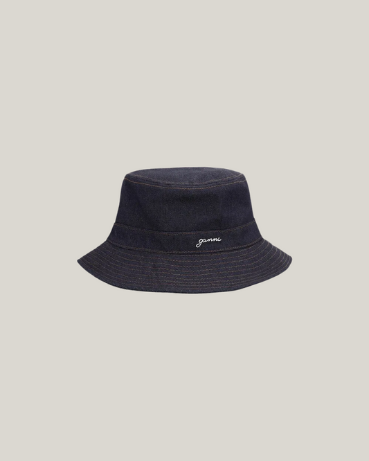 DENIM SIGNATURE BUCKET HAT