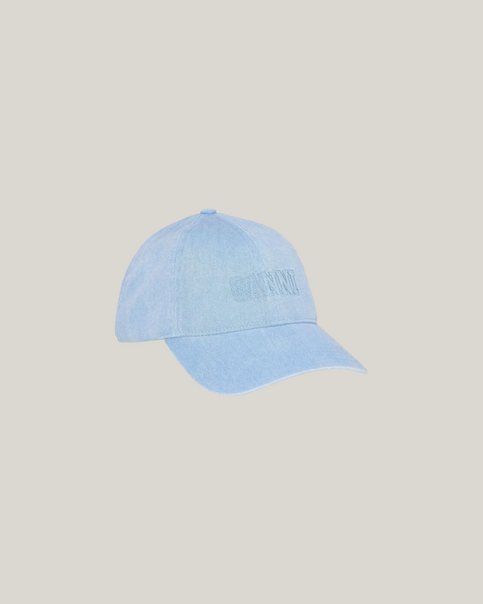 EMBROIDERED LOGO CAP BABY BLUE