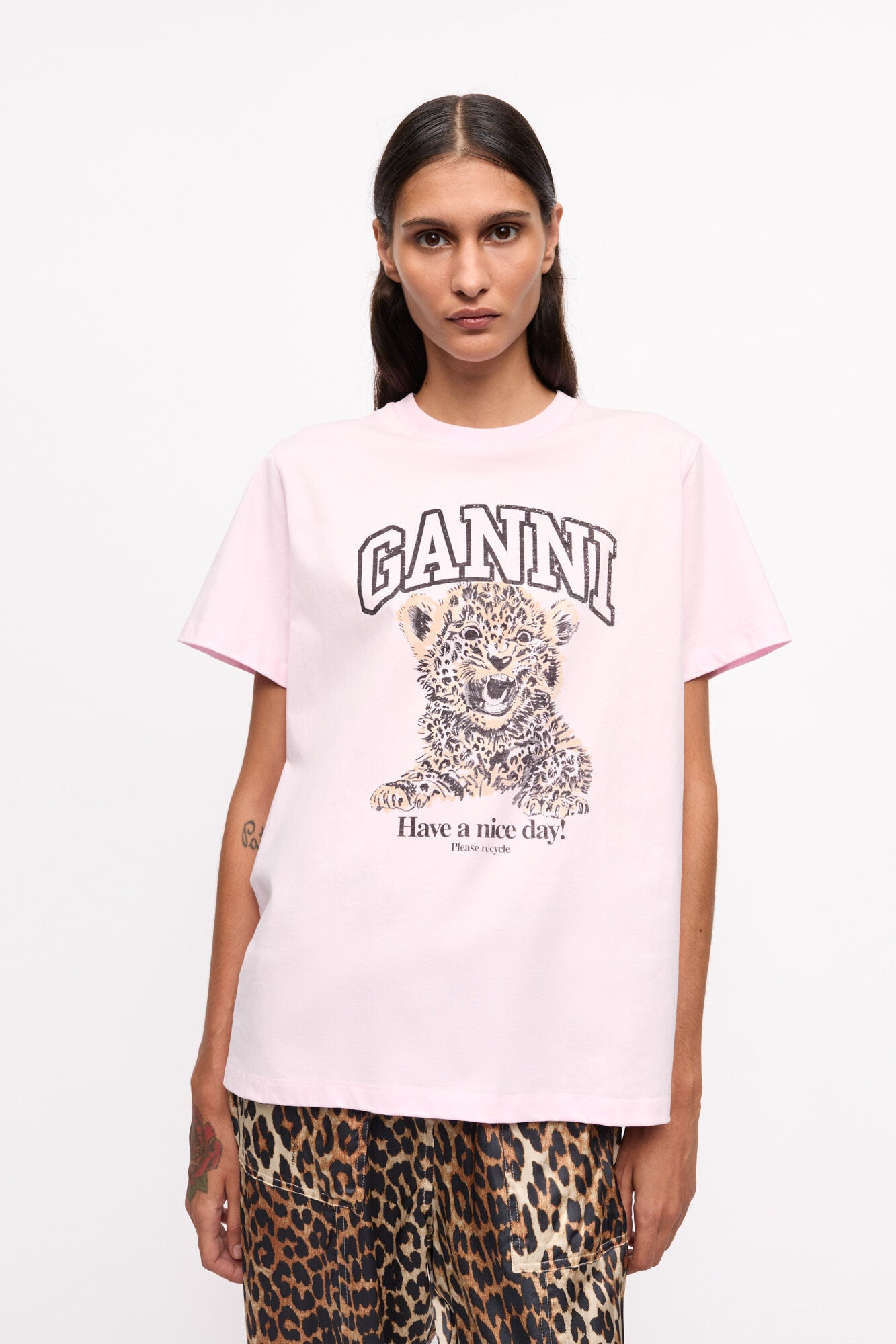 LEOPARD RELAXED T-SHIRT