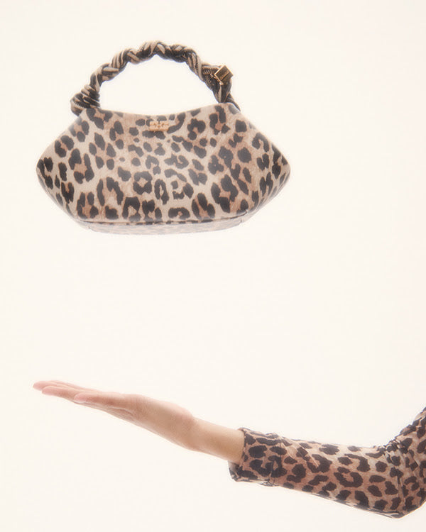 LEOPARD SMALL GANNI BOU BAG